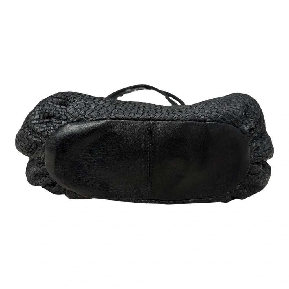 The Sak Black Woven Hobo Bag